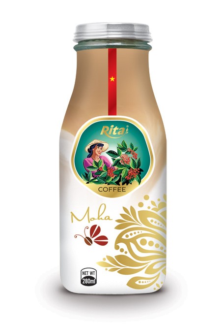 280 Mocha Coffee Glass bottle9